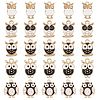 SUNNYCLUE 50Pcs 5 Styles Alloy Enamel Pendants ENAM-SC0004-19-1