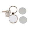 Football Alloy Sublimation Blanks Keychains AL-CBAF9A1-02P-04-1