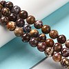 Natural Ocean Jasper Beads Strands G-H298-A13-03-2