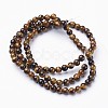 Natural Tiger Eye Beads Strands X-GSR4mmC014-AB+-3