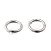 Brass Open Jump Rings KK-B147-03D-P-3