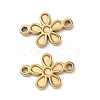 304 Stainless Steel Connector Cabochon Settings STAS-H240-36G-1