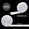 Gorgecraft 10 Yards Non-slip Transparent Silicone Polyester Elastic Band SRIB-GF0001-26B-01-2