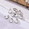 Letter Slider Beads for Watch Band Bracelet Making X-ALRI-O012-J-NR-4