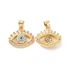Brass Micro Pave Cubic Zirconia Pendants ZIRC-P106-42G-1