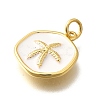 Brass Enamel Pendants X-KK-Q043-11G-B-3