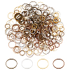 PandaHall Elite 480Pcs 12 Styles Brass Linking Rings KK-WR0001-19-1