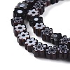 Handmade Millefiori Glass Bead Strands X-LAMP-J035-4mm-01-2