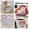 Transparent Acrylic Basket Bottoms TACR-WH0001-07-7