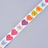 Heart Shaped Stickers Roll DIY-K027-A10-2