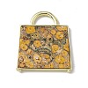Natural Leopard Skin Jasper Pendants G-G977-04G-02-2