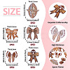 10Pcs 5 Styles Rugby Patches PATC-TA0001-15-4