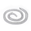 Tarnish Resistant 304 Stainless Steel Cuban Link Chains CHS-G005-B-04P-2
