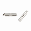 Iron Slide On End Clasp Tubes IFIN-R212-1.3cm-P-2