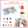 40Pcs 10 Colors Handmade Lampwork Beads LAMP-PA0001-10-2