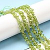 Natural Peridot Beads Strands G-F328-34A-2