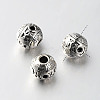 Tibetan Style Alloy 3-Hole Guru Beads TIBEB-O004-34-1