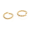 Brass Twisted Open Jump Rings KK-M207-01G-02-2