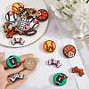 DIY Sports Ball Silicone & PVC Plastic Beads Findings Kits DIY-SC0028-22-3