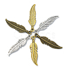 30Pcs 3 Colors Alloy Pendants FEAT-CJ0001-01-3