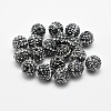 Handmade Polymer Clay Rhinestone Beads RB-L030-20A-10mm-1