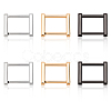 6Pcs 3 Colors Alloy Screw Shackle FIND-BM0001-64-7