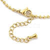 Ion Plating(IP) 304 Stainless Steel Chains Anklet AJEW-H148-10B-G-3