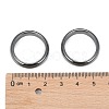 Non-Magnetic Synthetic Hematite Finger Rings RJEW-J005-03A-3