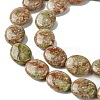 Natural Unakite Beads Strands G-K365-B08-02-4