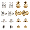 CHGCRAFT 40Pcs 4 Style Brass Bullet Ear Nuts KK-CA0002-21-1