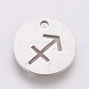 Non-Tarnish 304 Stainless Steel Charms STAS-X0017-07P-2