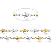 304 Stainless Steel Star Link Chains CHS-M003-04GP-3