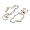 Zinc Alloy Swivel Clasps AL-CBAC079-08P-2