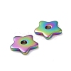 Rainbow Color Ion Plating(IP) 304 Stainless Steel Beads STAS-D185-02M-01-3