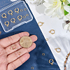 20Pcs Brass Hoop Earring Findings KK-BBC022-09B-3