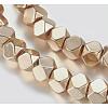 Non-magnetic Synthetic Hematite Beads Strands G-P338-25A-4mm-KCG-1