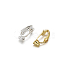 Brass Clip-on Earring Converters Findings KK-TA0007-21-4