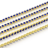 Nickel Free Raw(Unplated) Brass Rhinestone Strass Chains CHC-R119-S6-08C-1-1