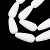 Opaque Glass Beads Strands GLAA-Q113-03A-C01-3