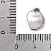 304 Stainless Steel Pendant Cabochon Settings SA-CBA9B1E-01C-P-3