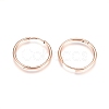 304 Stainless Steel Huggie Hoop Earrings EJEW-G272-02-20mm-RG-2