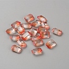 130Pcs Gradient Color Transparent Resin Cabochons RESI-TAC0018-30J-1
