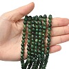 Natural West African Jade Round Beads Strands X-G-P075-03-6mm-3