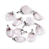 Natural Quartz Crystal Pendants G-N360-05P-01-1