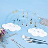Acrylic Earring Display Stands EDIS-WH0029-11B-5