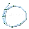 Handmade Lampwork Chevron Beads LAMP-Z019-01-01-2