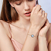 16Pcs 2 Colors 304 Stainless Steel Paperclip Chain Satellite Chain Bracelet Making BJEW-SP0001-32A-6