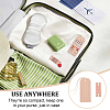 Imitation Leather Earring & Necklace Anti-Winding Display Cards EDIS-OC0001-05-5