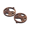 Walnut Wood Laser Cut Pendants WOOD-Q051-05G-2
