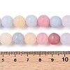 Frosted Natural White Jade Beads Strands G-T138-10mm-209A-5